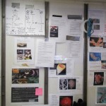 Wall of lab protocols